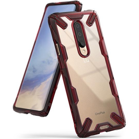 [Original] Original Rearth Ringke Fusion X Case Casing Oneplus 7 Pro - Ruby Red Diskon