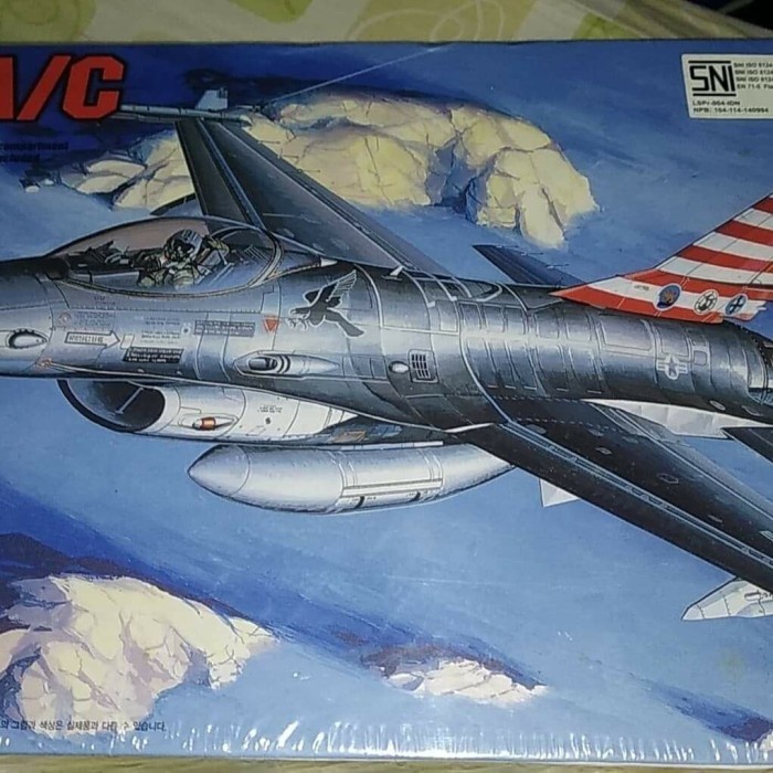 ✅Baru F-16 A/C Fighting Falcon 1/48 Model Kit Academy Terbaru