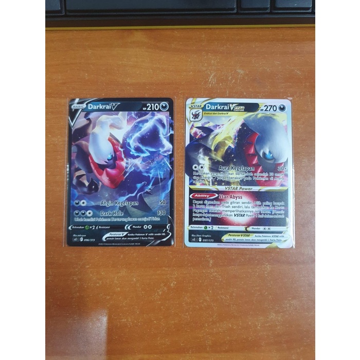 ✅COD Darkrai V  Darkrai Vstar Td Pokemon Tcg Indonesia Diskon