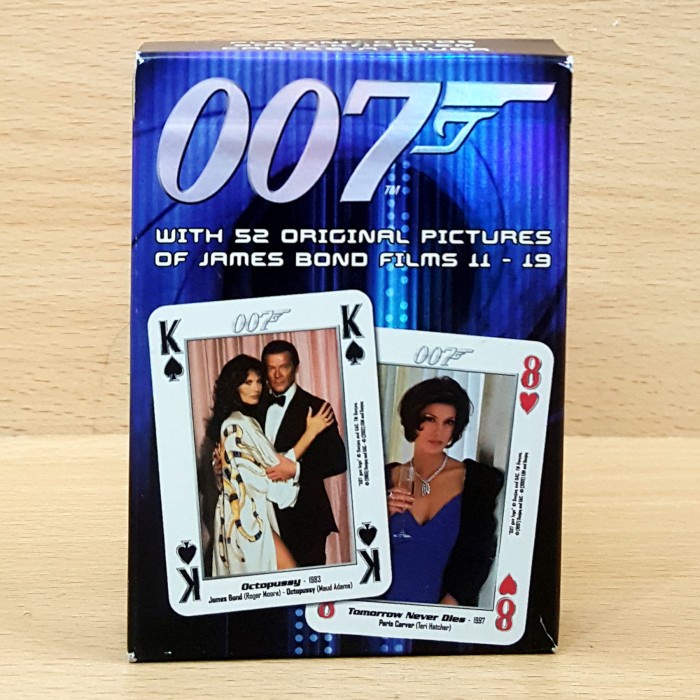 ✅COD Cartamudi 007 Playing Cards [Trump Card] James Bond Films 11-19 Visual Diskon