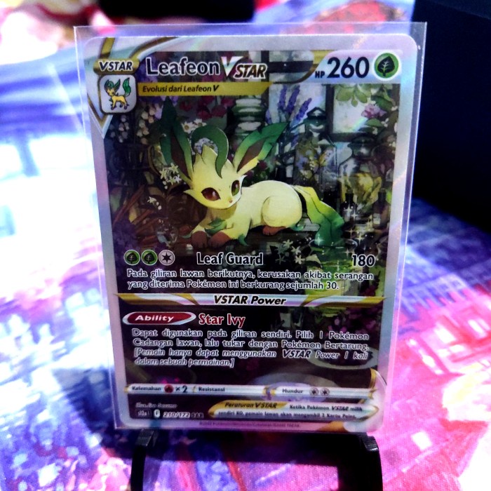 ✅COD Leafeon Vstar Sar Pokemon Tcg Indonesia Terbaru