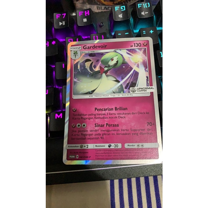 ✅COD Kartu Pokemon Gardevoir Promo Upnormal Bahasa Indonesia Diskon