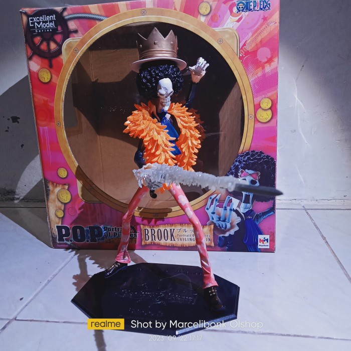 ✅Baru Action Figure One Piece Pop Sailing Again New World Brook Terbaru