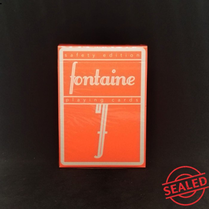 ✅COD Fontaine Safety Edition Playing Card - Kartu Remi Berkualitas
