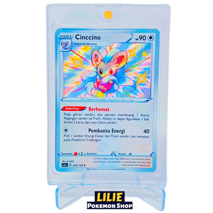 ✅COD Cinccino Shiny - Pokemon Tcg Indonesia Terbatas