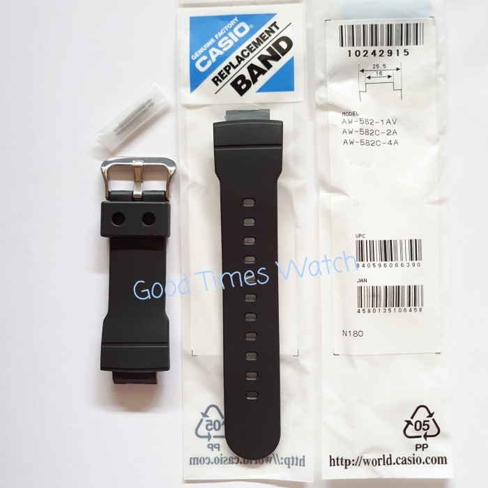 ✅New Ori Strap G-Shock Aw-582 / Aw-582C / Casio Original Terbatas