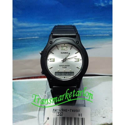 ✅New Ori Jam Tangan Pria Casio Aw-49He-7Avdf Original Garansi Casio 1 Tahun Terbaru