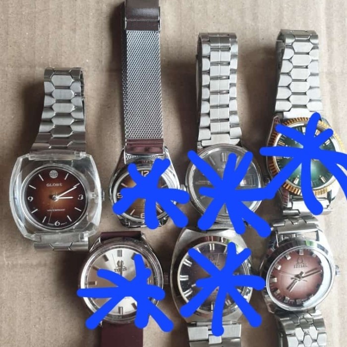 ✅New Ori Jam Tangan Pria Antik Tempoe Doeloe Nos Baru Titus Flipper Swis Diskon