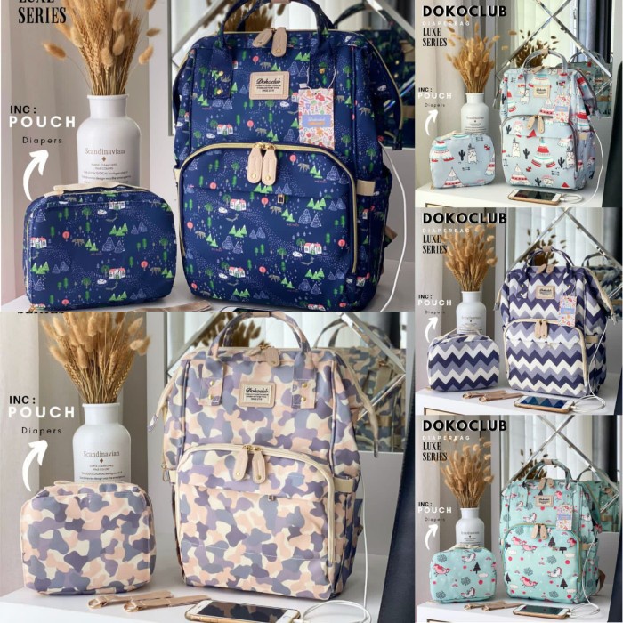 ✅New Diaper Bag Dokoclub Tas Berkualitas
