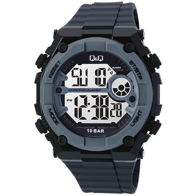 ✅New Ori QQ Qq Digital Jam Tangan Pria Hitam M127J003Y Original Diskon