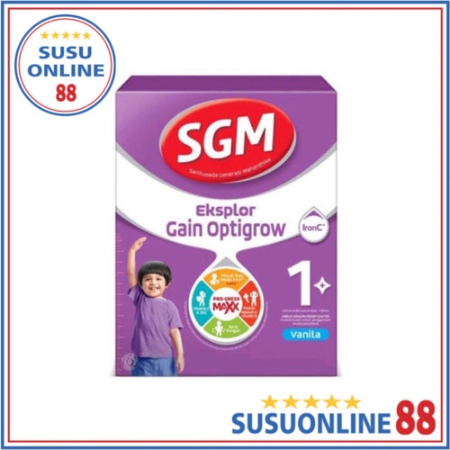 SGM EKSPLOR GAIN OPTIGROW 1+ 400 GRAM SUSU