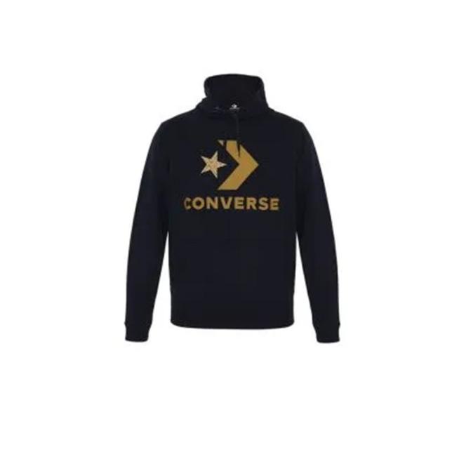 Hoodie Jacket Unisex Converse U Star Chevron Hoodie Black - Uj1083001