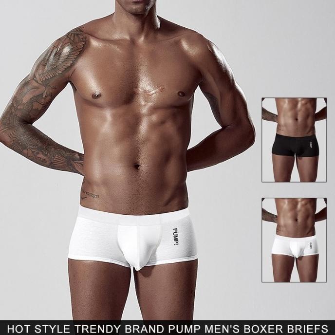 Boxer Pria PUMP Katun PU5504 Celana Dalam Pria PUMP. Men's Underwear