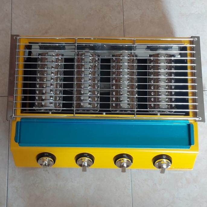 roaster / bakaran sosis / panggangan 4 tungku