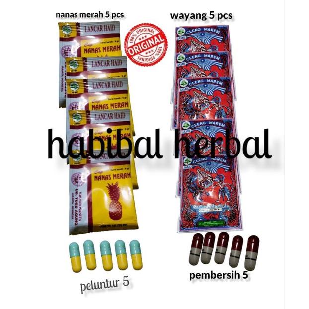 

Best - jamu telat bulan | lancar haid | nanas merah + wayang ( becak ) !