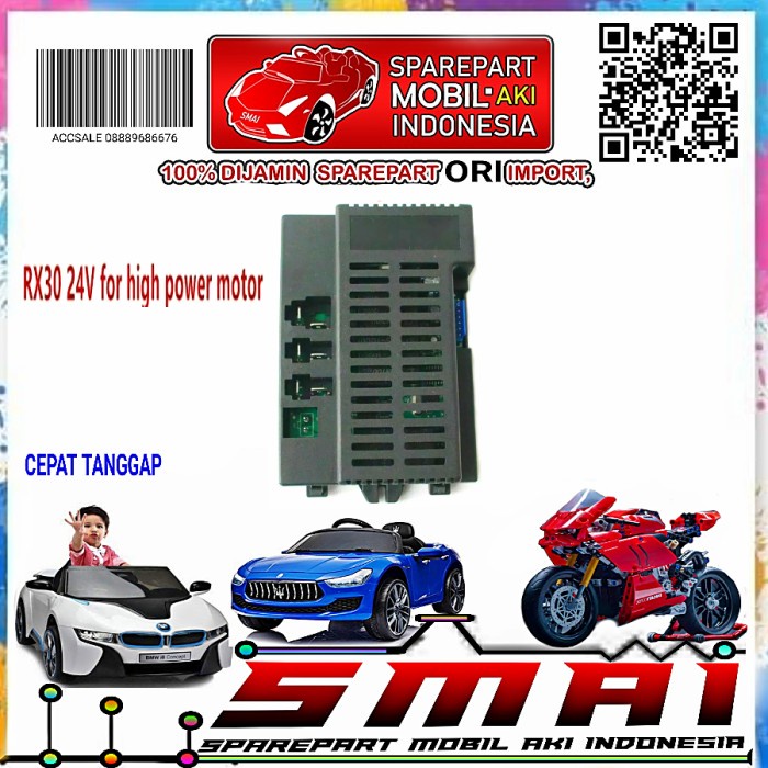 ✨Baru Mesin Mobil Aki Ysa 24V Receiver Rx30 Terbatas