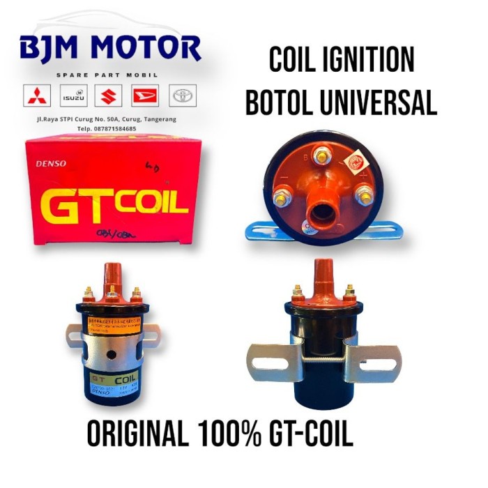 [Baru] Coil Ignition Gt Coil/Koil Botol Toyota Kijang 5K Denso Original Diskon
