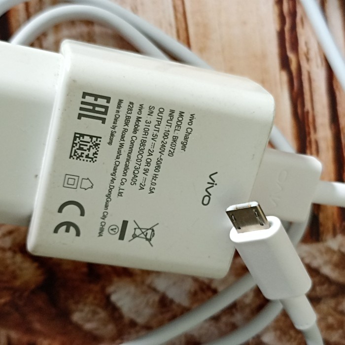 CHARGER VIVO 18WAT TYPE-C V15PRO V15 Z1PRO Y17 V11PRO Y20S ORI 100%