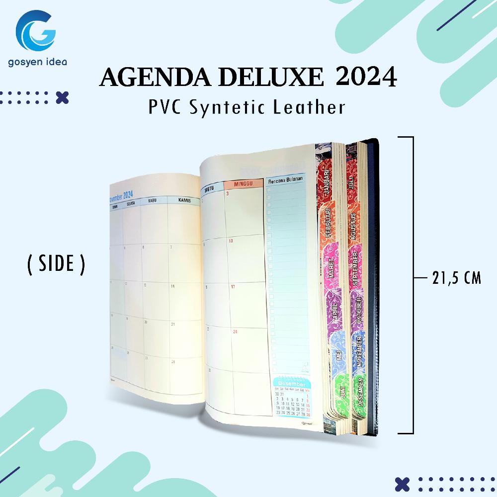 

Special Agenda Deluxe 2024 Aneka Warna Cover Leather !
