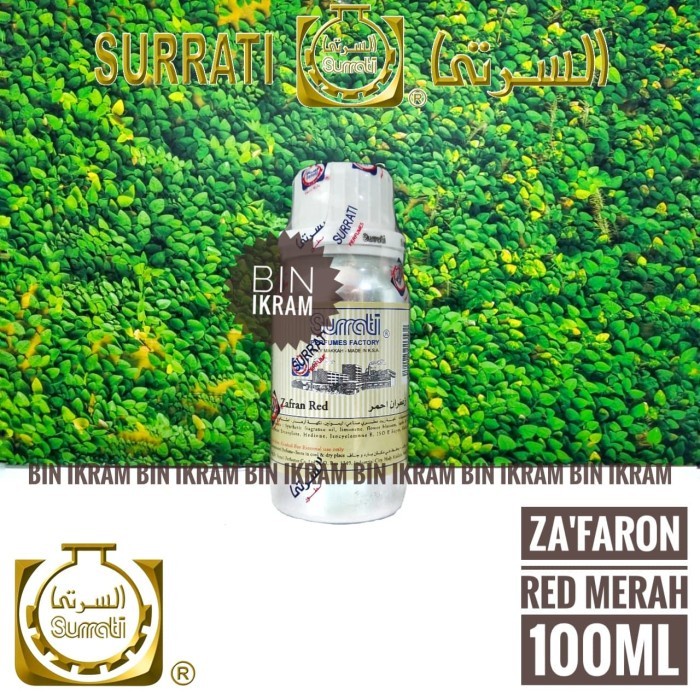 [New Ori] Parfum Arab Za'Faron Zaffran Red 100Ml By Surrati Minyak Wangi Zafaron Limited