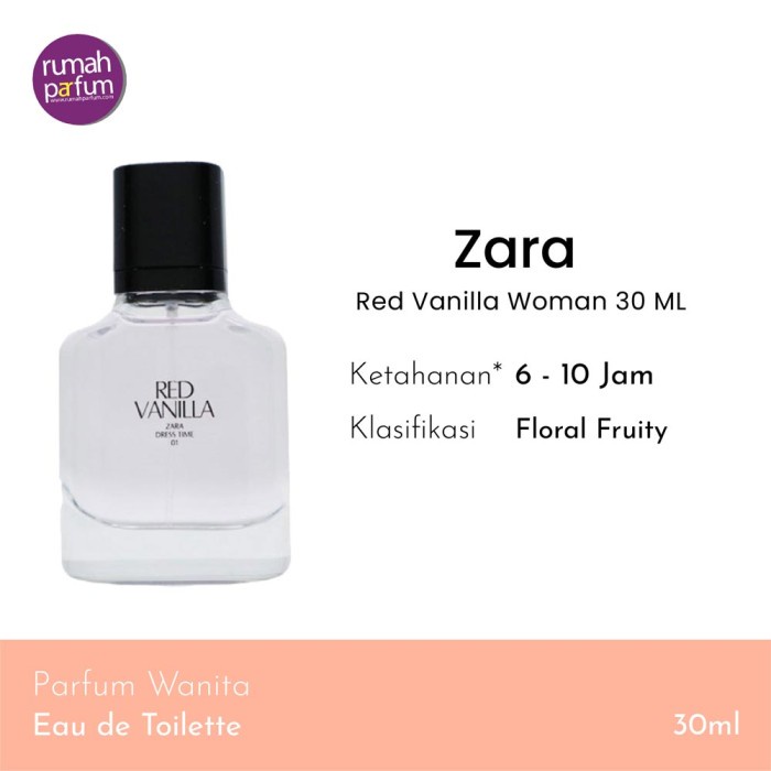 [New Ori] Parfum Zara Red Vanilla Woman 30 Ml Berkualitas
