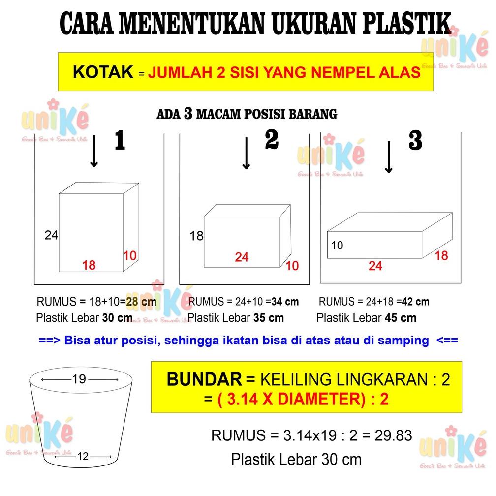 

Special - 0.5 kg PLASTIK OPP Tebal / Plastik Buket / Plastik Parcel Bening 1/2 KILO bungkus Bingkisan Parsel Buah Souvenir Ultah ,,