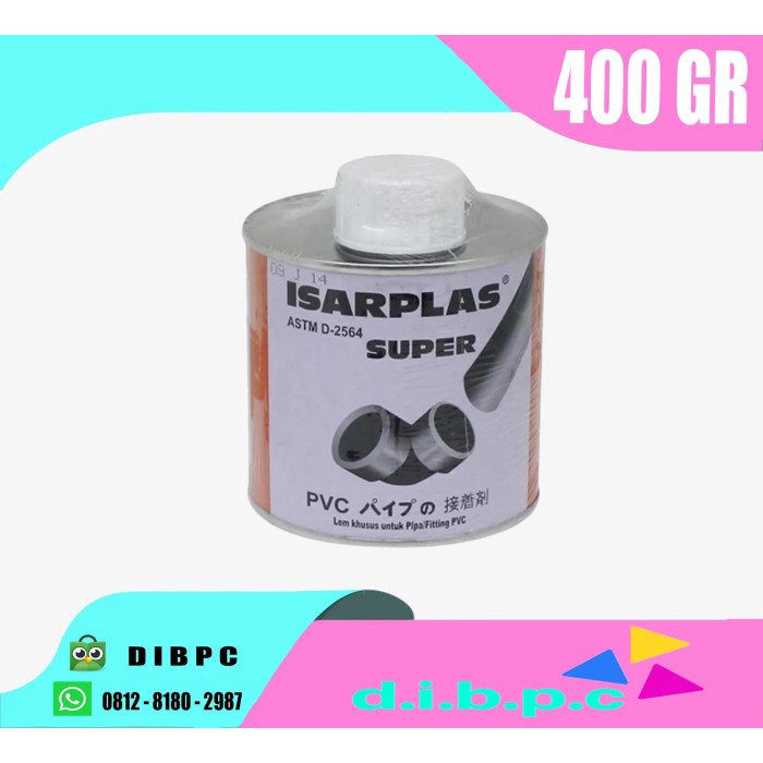 

400Gr Lem Pipa Pvc Isarplas By Fox