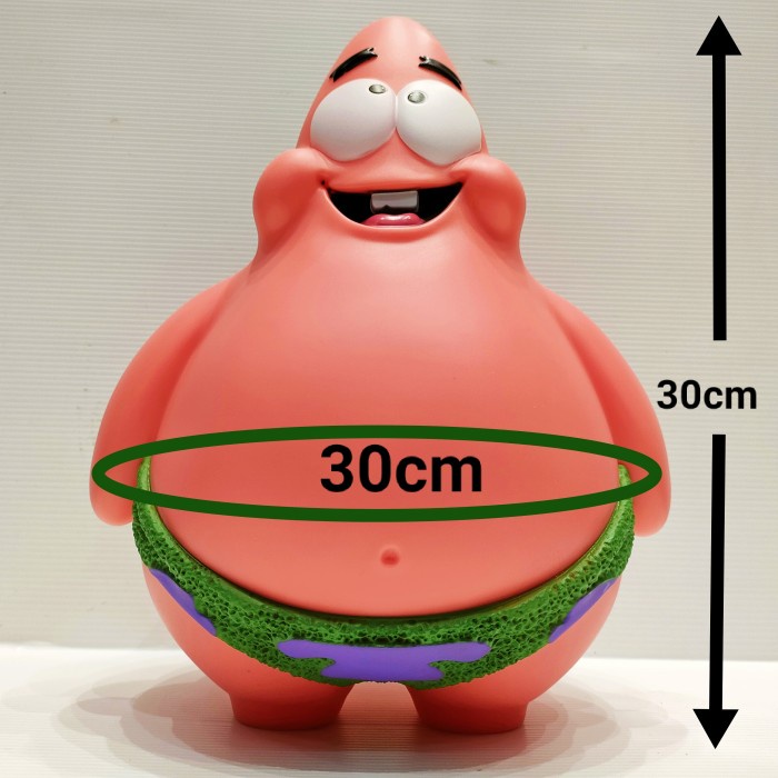 PAJANGAN PATRICK SPONGEBOB SQUAREPANTS BESAR FIGURE PATRIK SPONBOB