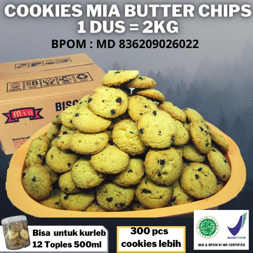 PROMO BUTTER CHIPS KUE/COOKIES KILOAN /LEBARAN /MURAH DI JAKARTA