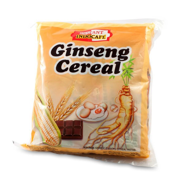 

30 Sachet Ginseng Sereal Indocafe - Cereal Ginseng - Halal - Sarapan