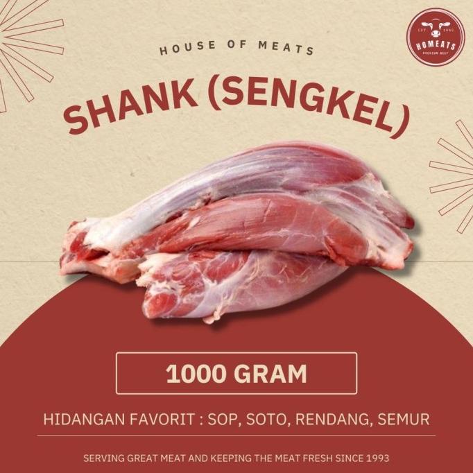 

Daging Sengkel Sapi Lokal Segar Premium Shank Fresh 1 Gram 1 Kg Tokonyaolfie