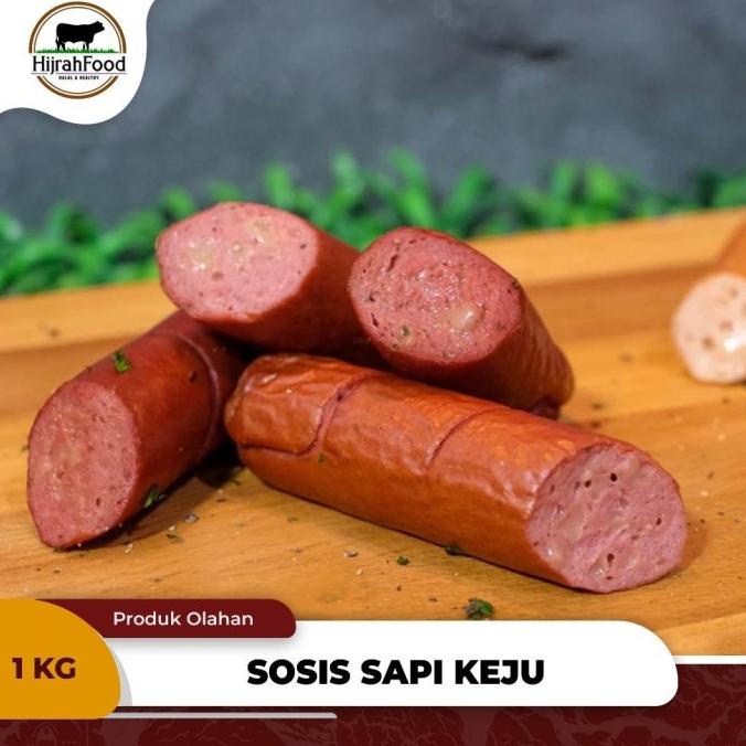 

Sosis Sapi Keju / Beef Sausage Cheese Bratwurst (Qty. 1 Kg) Tokonyaolfie
