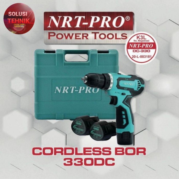 ✅COD Nrt Pro Bor Cordless 12V 330 Dc Bor Cas Berkualitas