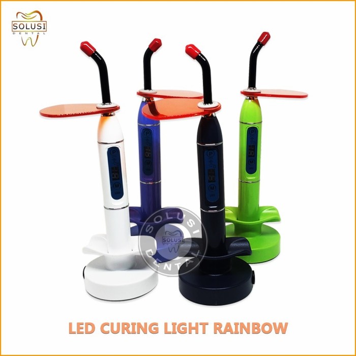 DENTAL LIGHT CURE LED CURING LIGHT RAINBOW