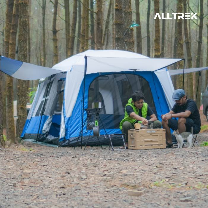 Alltrek Tenda Camping Tentastic Outdoor 1 Bedroom + 1 Guest Room Waterproof Tent