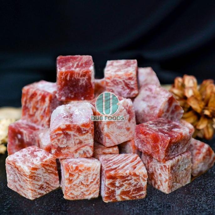 

Wagyu Saikoro Meltique Cube Beef 1Kg #Gratisongkir Inyongstore25