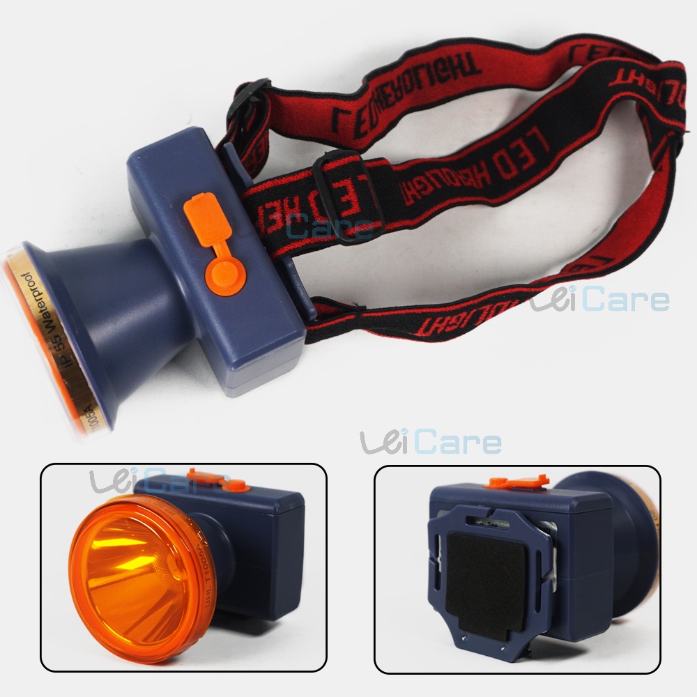 Senter Kepala Terang 100W Tahan Air Headlamp Cas Uhl-T1005A Hyperlite By Tahan Lama 20 Jam Lampu