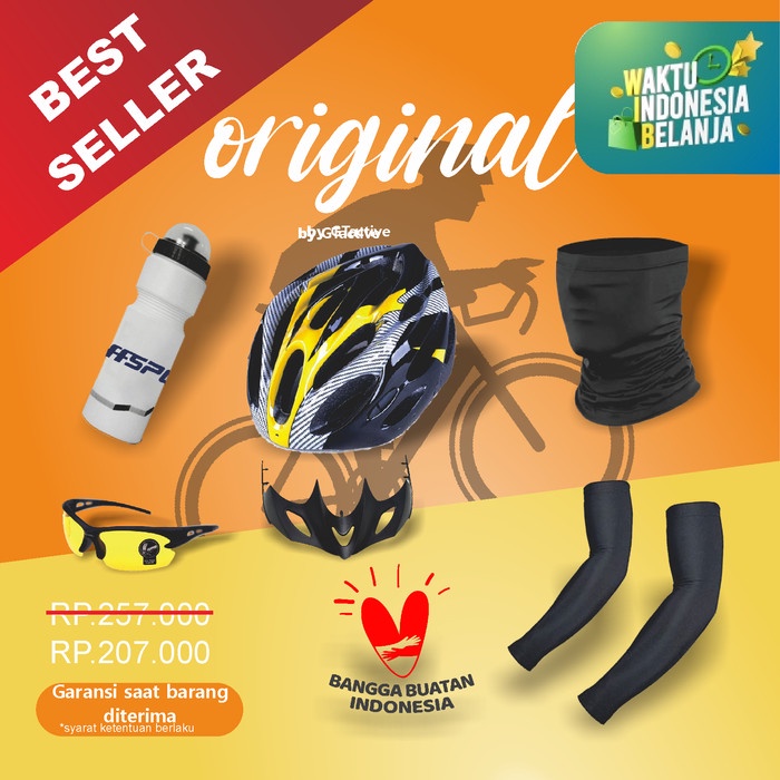 Terlaris Paket Helm Sepeda Terlaris