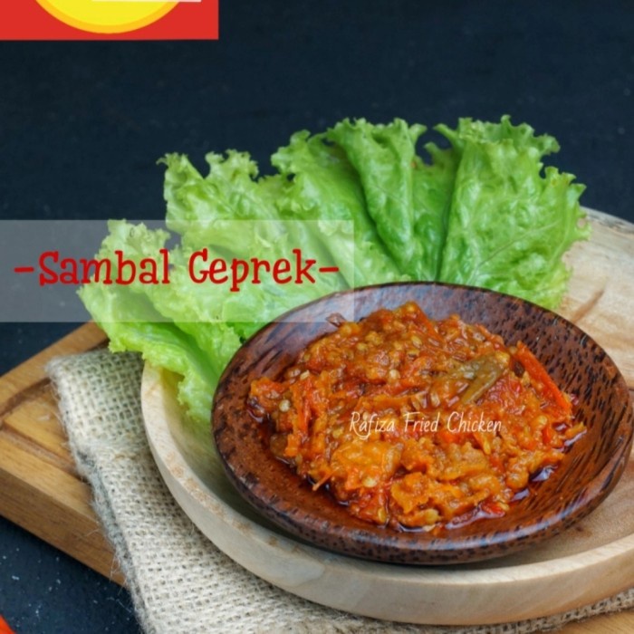 

Sambal Geprek