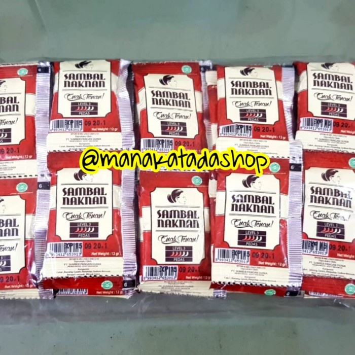 

Naknan Naknan Sambal Naknan Sachet
