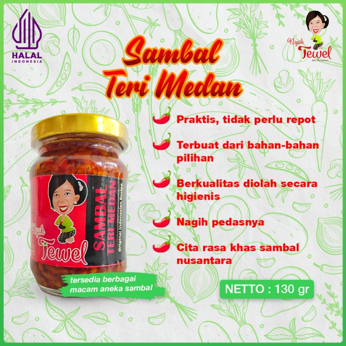 

Sambal Teri Medan Nyah Tewel Sambel Teri Medan Sambal Pedas