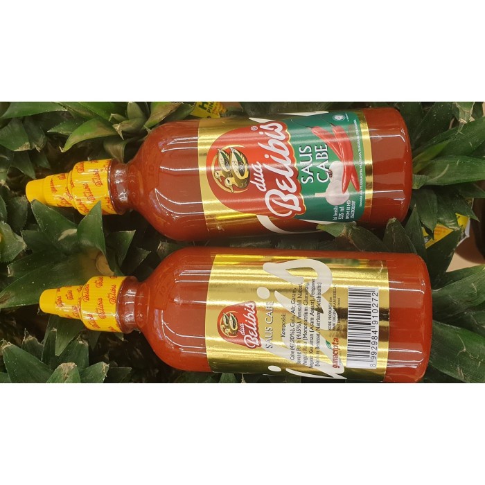 

Sambal Cabe 2 Belibis Botol Plastik 535Ml