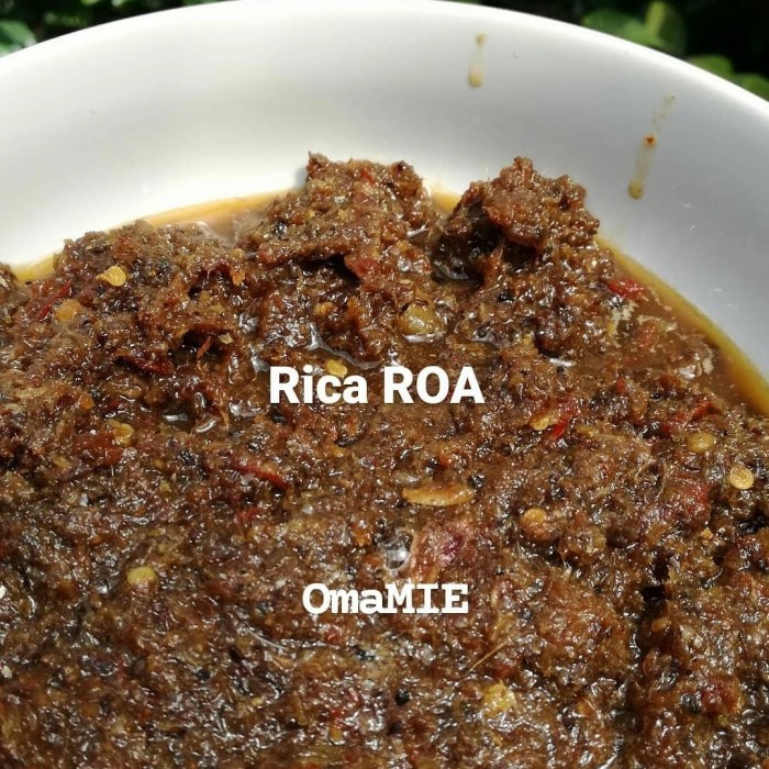 

Sambal Roa Khas Manado 100