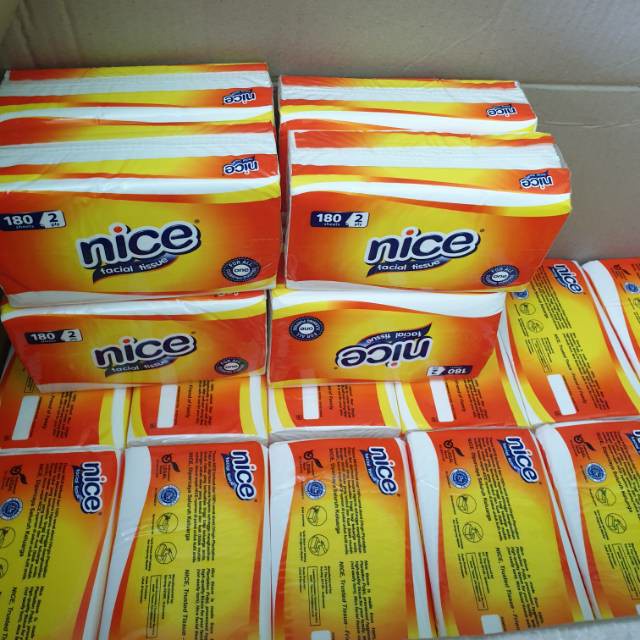 ✅Original Tisu Nice 180 Sheet [1 Karton Isi 60] Terbaru