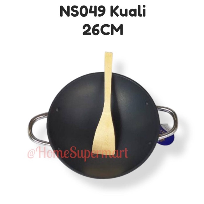✅Original Penggorengan Besi 26Cm Hitam Anti Lengket Bima Wajan Kuali Ns049 Terbatas