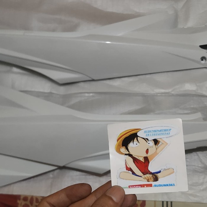 ✅Sale Cover Body Belakang Satria Fu Facelift Fl Putih Original Sgp Terbaru