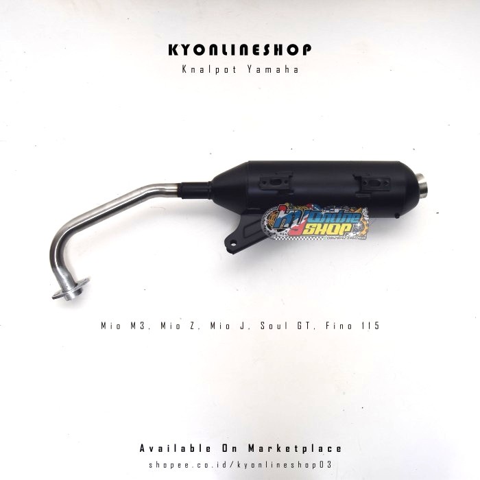 ✨Baru Knalpot Yamaha Freego Copy Cms - Leheran Stenlis Kadut Ukuran 28 Zrc  Terbatas