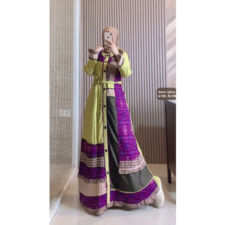 Gamis Toyobo fodu / Gamis Motif / Gamis Santri / Gamis Murah