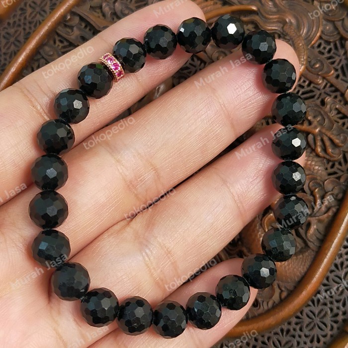 ✨Sale Gelang Giok Black Jadeite Jade Cutting  Sertifikat Berkualitas