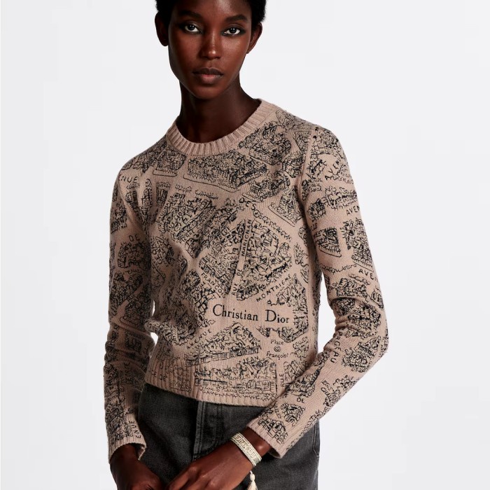 ✨Sale Gelang Dior Ladies J'Adior Bracelet Beige Embroidery N Multi Crystals Terbatas